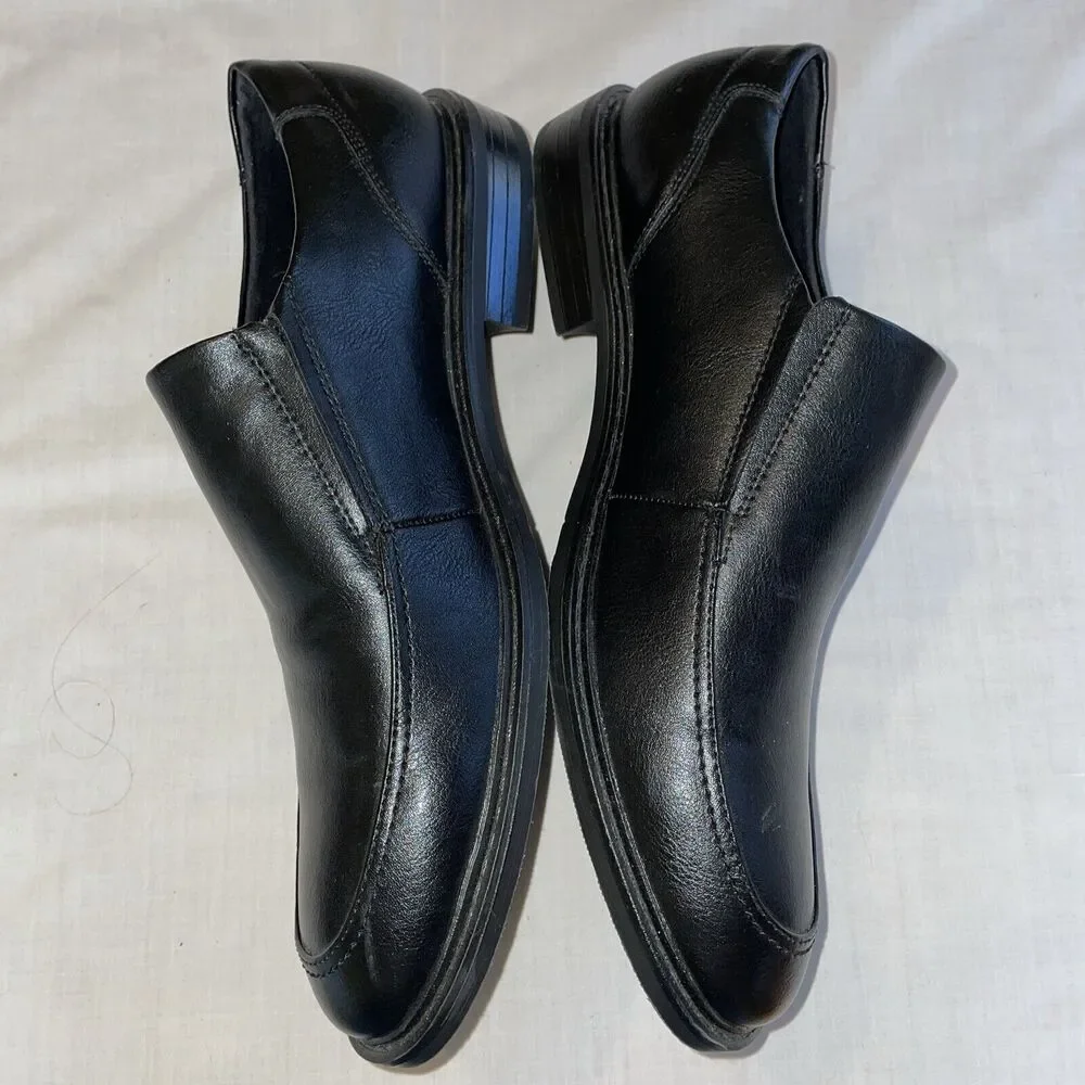 Goodfellow Dress Shoes Men’s Size 8 Medium Black Synthetic Slip On Comfort